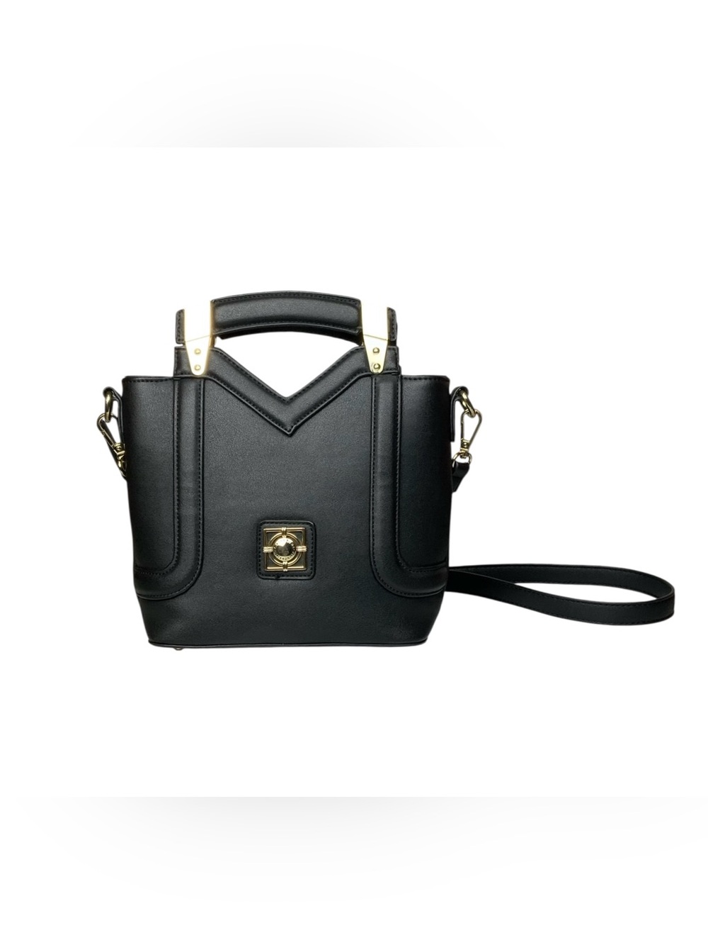 Catherine Malandrino Black Top Handle Bag